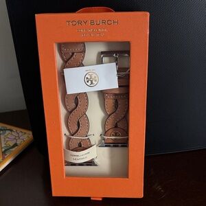 NWT Tory Burch Braided Leather Apple Watch Band 38mm/40mm
